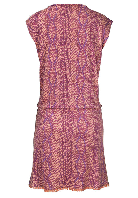 Nine teeth lace skirt elastic waist waist dress - ANIBEY