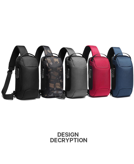 Men's Business Messenger Waterproof Shoulder Bag - ANIBEY