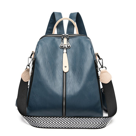 New Women Backpacks Soft Leather Backpack Fashion - ANIBEY