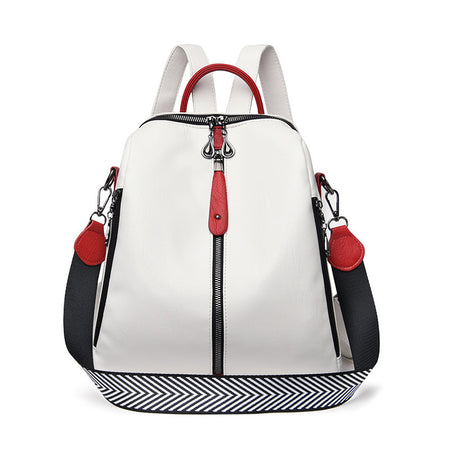 New Women Backpacks Soft Leather Backpack Fashion - ANIBEY