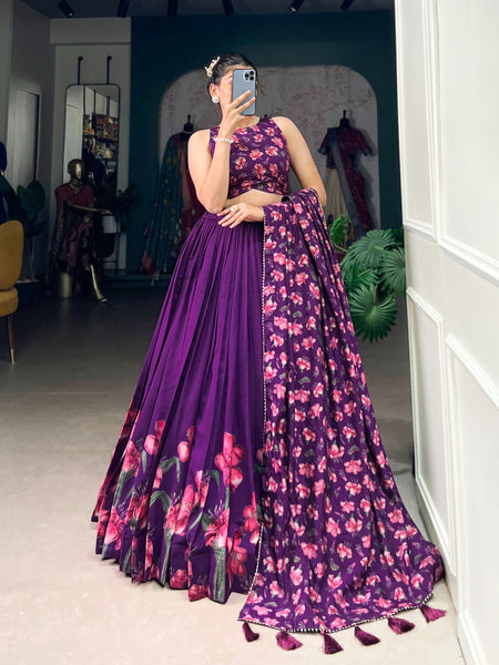 The Perfect Blend of Tradition And Sparkle Lehenga Choli - ANIBEY