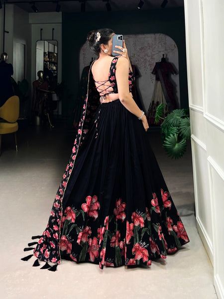 The Perfect Blend of Tradition And Sparkle Lehenga Choli - ANIBEY