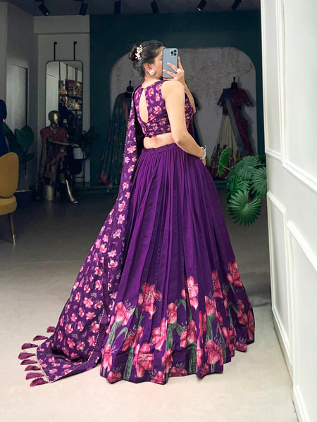 The Perfect Blend of Tradition And Sparkle Lehenga Choli - ANIBEY