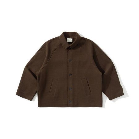 Woolen Raglan Sleeve Coat for Men - ANIBEY