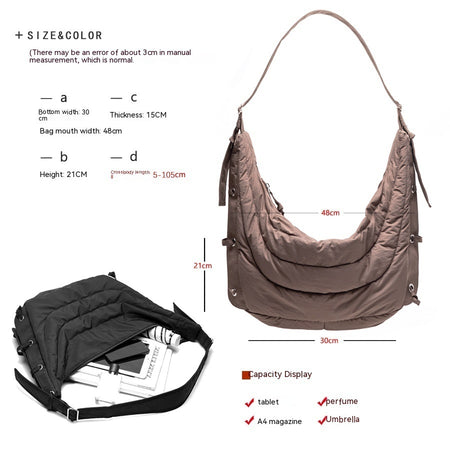 Lightweight Large Capacity Shoulder Unisex Handbags - ANIBEY
