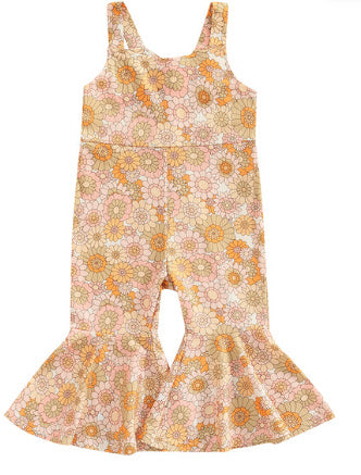 Girls' Fashion Personalized Flared Overalls - ANIBEY