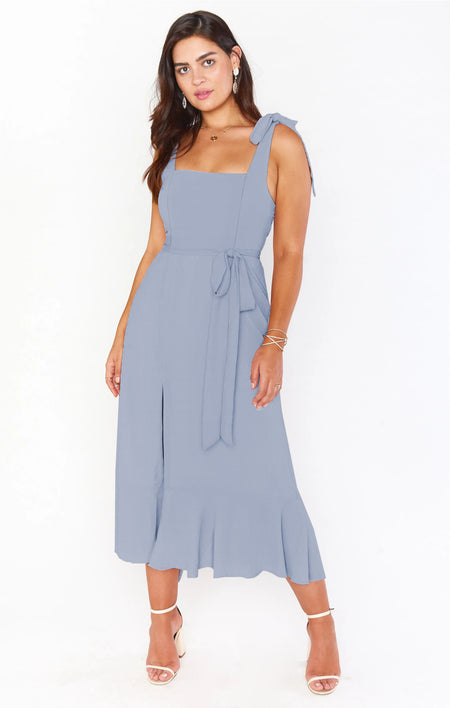 Women's Fashion Temperament Commuter Solid Color Dress - ANIBEY
