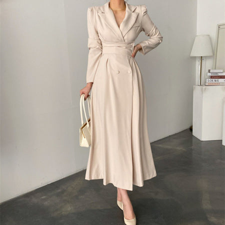 Women's Fashion Long Suit Dress - ANIBEY