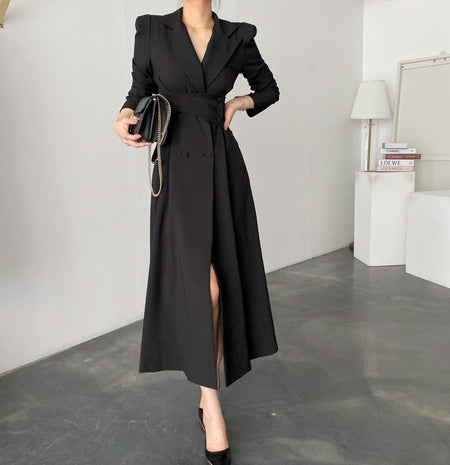 Women's Fashion Long Suit Dress - ANIBEY