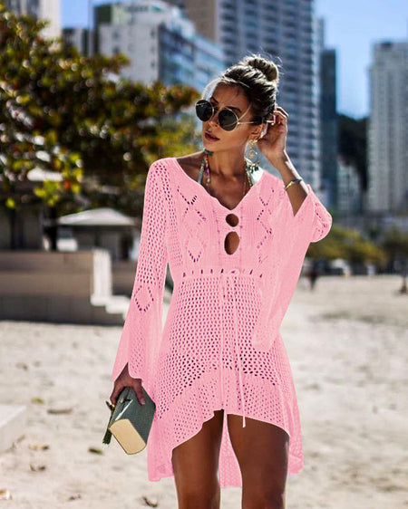 Women Swimsuit Cover-up Beach Bathing Beach Dress - ANIBEY