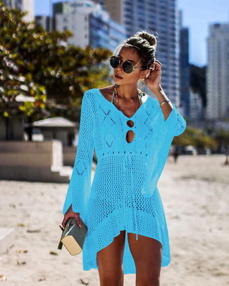 Women Swimsuit Cover-up Beach Bathing Beach Dress - ANIBEY