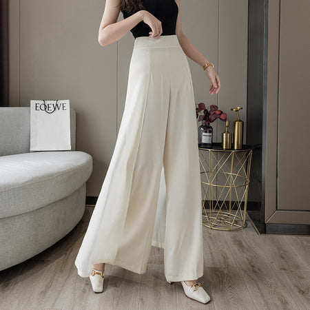 Semi See-through Wide-leg Skort - ANIBEY