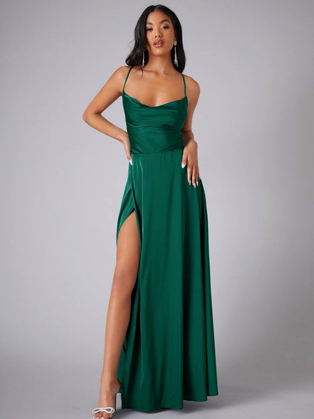 New Sexy Slimming Slim Fit Backless Waist-tight Dress - ANIBEY