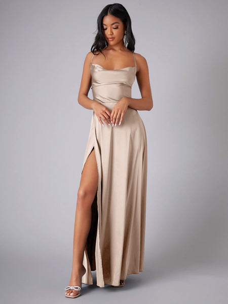 New Sexy Slimming Slim Fit Backless Waist-tight Dress - ANIBEY