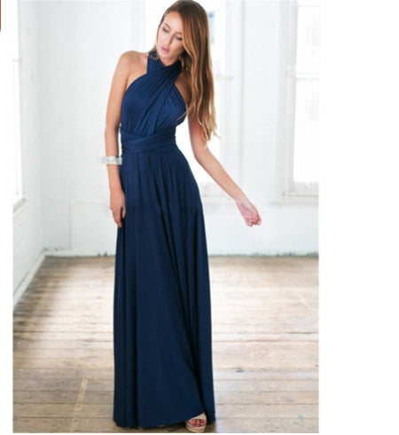 More Ways To Wear Sexy Halter Strap Short Skirt Dress - ANIBEY