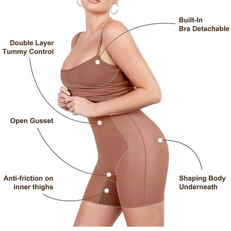Suspender Two-in-one Body-shaping Corsets Skirt - ANIBEY