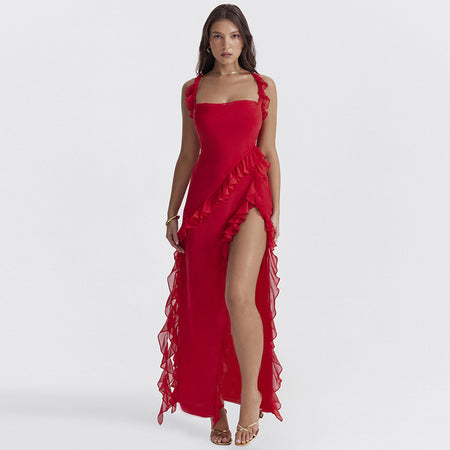 Women's Fashion Sexy Suspender Dress - ANIBEY