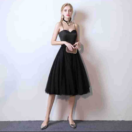 Women's Minimalist Suspender Travel Photo Wedding Dress - ANIBEY