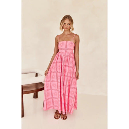 Women's Fashion Printed Personality Back Cutout Sling Dress - ANIBEY