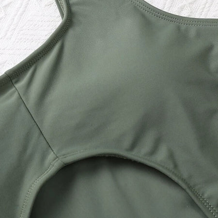 Women's Hollow Siamese Swimsuit Bikini - ANIBEY