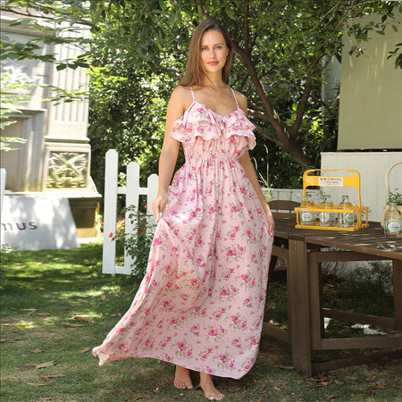 Women's Fashion Simple Printed Dresses - ANIBEY