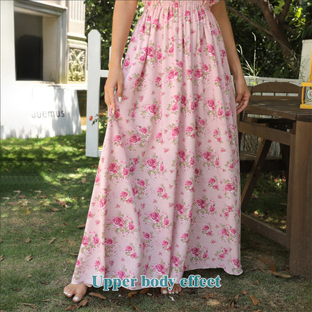 Women's Fashion Simple Printed Dresses - ANIBEY