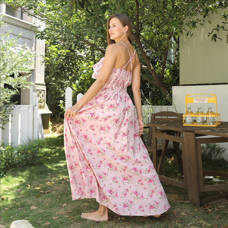 Women's Fashion Simple Printed Dresses - ANIBEY