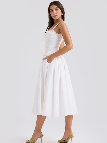 Women's Fashion Lace Sling French Dress - ANIBEY