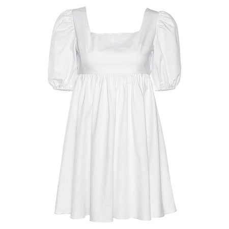 Women'S Princess Sleeves One-Neck Sexy Backless Slim Slimming Dress - ANIBEY