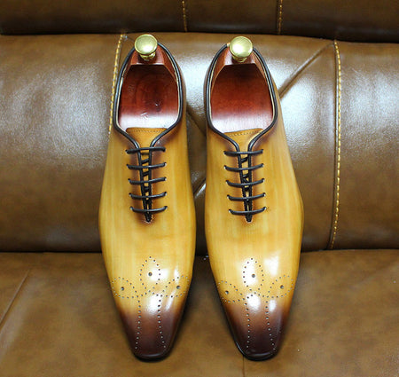 Classic Oxford Handmade Formal Shoes for Men - ANIBEY