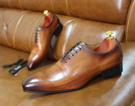 Classic Oxford Handmade Formal Shoes for Men - ANIBEY