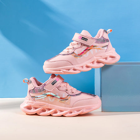 Korean Style Trendy Shoes Girls Girls Shoes Children's Sports Shoes - ANIBEY