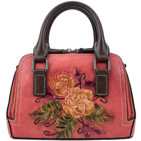 Genuine Leather Bag Women's Handbags Mini Vintage Casual Shoulder Bag - ANIBEY