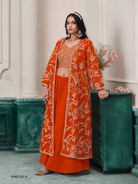 SIYA LIFESTYLE Embroidered Semi Stitched Lehenga Choli - - ANIBEY