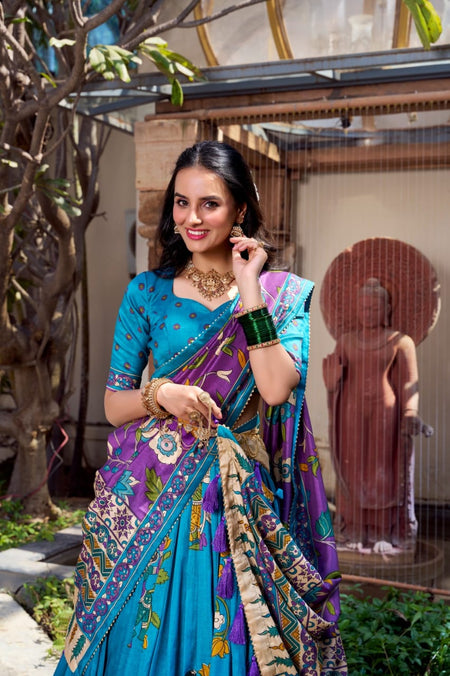 Buy Glory Sarees Women's Kashmiri Pashmina Silk Woven - ANIBEY