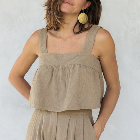 Women's Summer New Square Collar Strap Backless Special-interest Design Short Overall Dress Set - ANIBEY