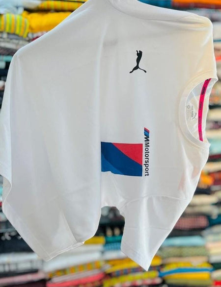 Regular Fit T-Shirt (White, L) - ANIBEY