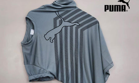 Men's Puma Trending T-Shirts (Grey, S) - ANIBEY
