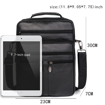 Leather cross-body bag - ANIBEY