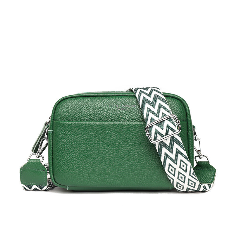 Fashion Shoulder Crossbody Bags With Rhombus Embroidered Wide Shoulder Strap Cute Small Square Bag Women - ANIBEY