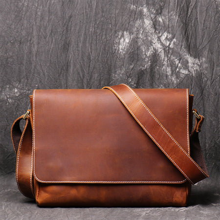 Vintage handmade men's shoulder slung - ANIBEY