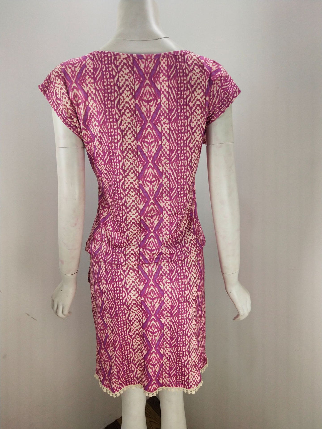 Nine teeth lace skirt elastic waist waist dress - ANIBEY