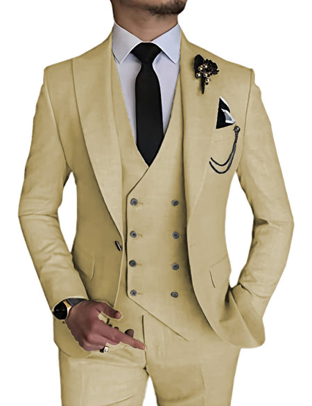 Business Casual Three-piece Suit for Men - ANIBEY