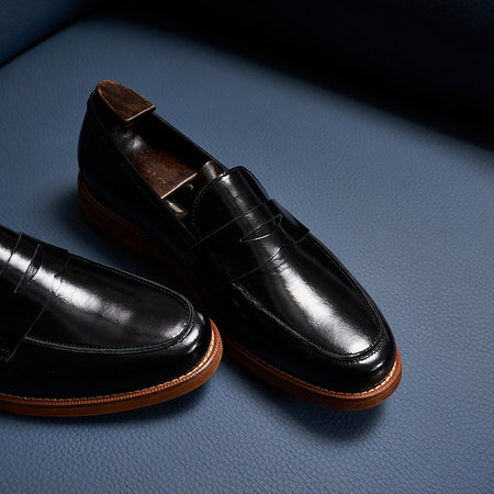 Retro Loafers Genuine Leather Handmade Leisure - ANIBEY