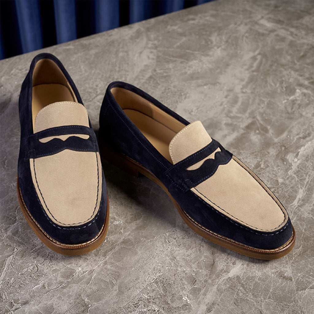Retro Loafers Genuine Leather Handmade Leisure - ANIBEY