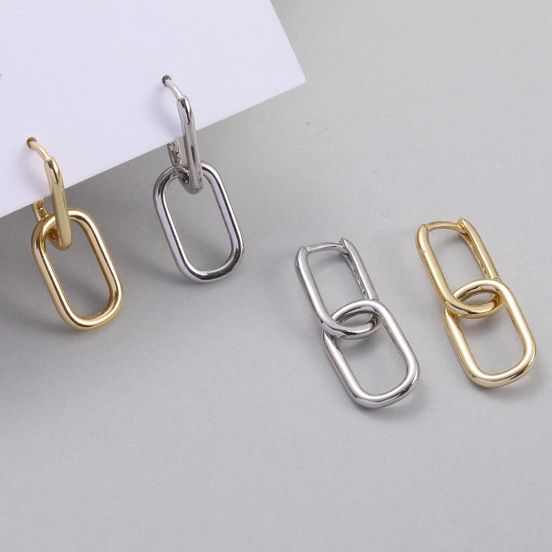 Women's Design Cold Metal Wind Ear Buckle Earrings - ANIBEY