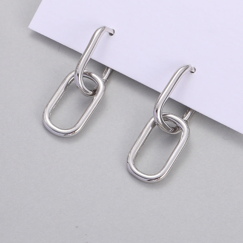 Women's Design Cold Metal Wind Ear Buckle Earrings - ANIBEY