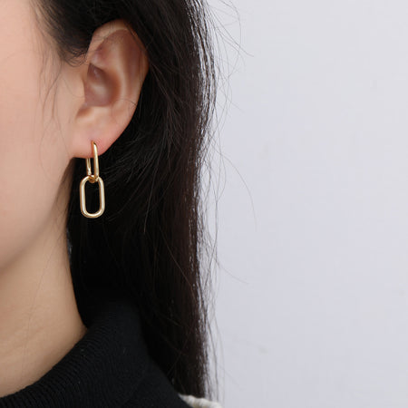 Women's Design Cold Metal Wind Ear Buckle Earrings - ANIBEY
