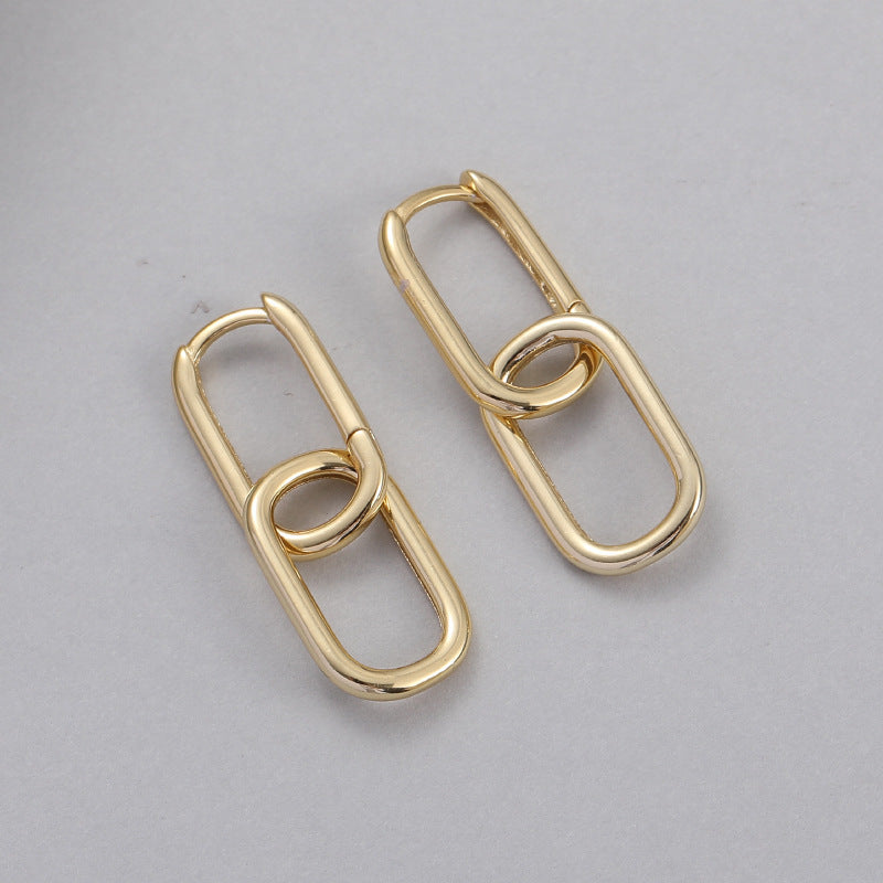 Women's Design Cold Metal Wind Ear Buckle Earrings - ANIBEY