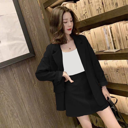 Two-piece Suit Of New Small Fragrant Short Skirt - ANIBEY